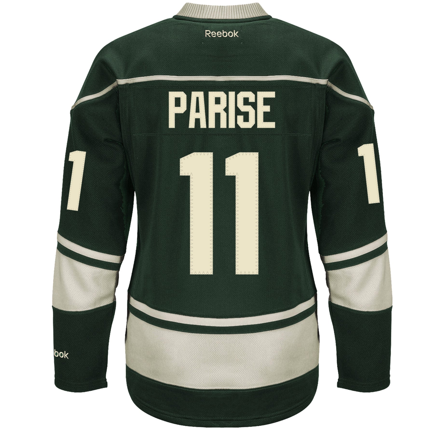 Women's Minnesota Wild Zach Parise Reebok Green Premier Player Jersey