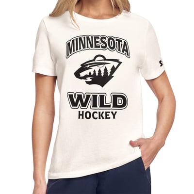 Minnesota Wild Starter Women's Cookies & Cream T-Shirt - Cream
