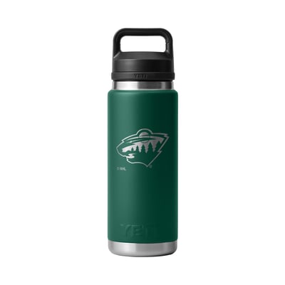  Minnesota Wild YETI 26oz. Rambler Chug Water Bottle