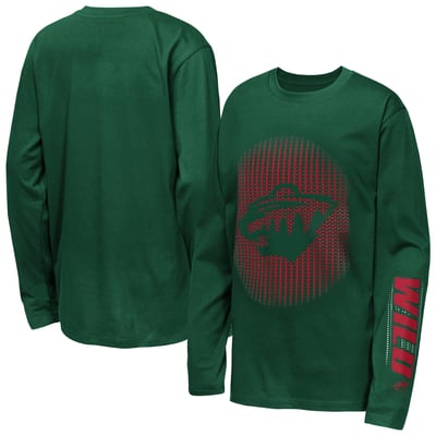 Minnesota Wild Outerstuff Youth Regroup & Reset Long Sleeve T-Shirt - Green