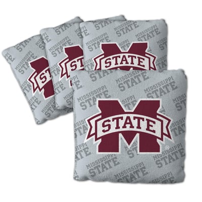 Mississippi State Bulldogs Fanpoint Four-Piece Cornhole Bag Set
