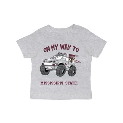 Mississippi State Bulldogs Vive La Fete Infant On My Way T-Shirt - Gray