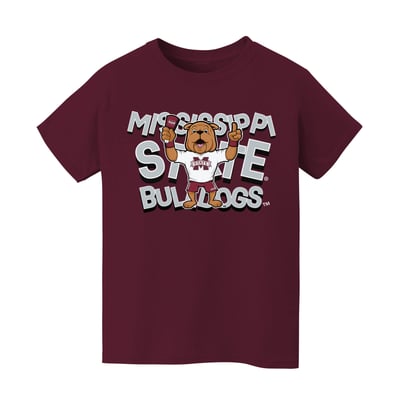 Mississippi State Bulldogs Vive La Fete Infant Mascot & Name T-Shirt - Maroon