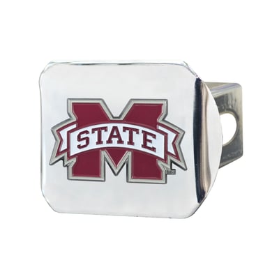Mississippi State Bulldogs Logo Brands Chrome Hitch Cover
