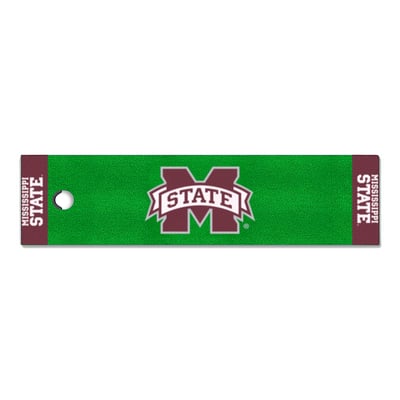 Mississippi State Bulldogs Logo Brands Putting Green Mat