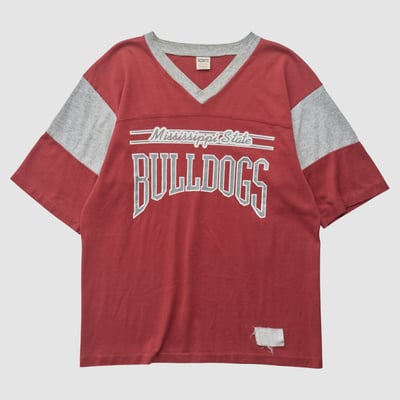 Mississippi State Bulldogs Collegiate Pacific 80s T-shirt - Red - M by Fanatics Real Vintage