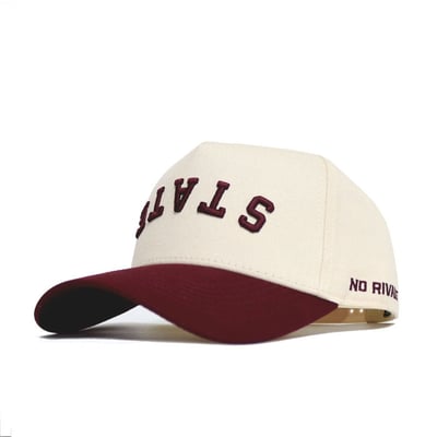 Mississippi State Bulldogs No Rivals Unisex Upside Down Classic Colors Adjustable Hat - Natural/Maroon
