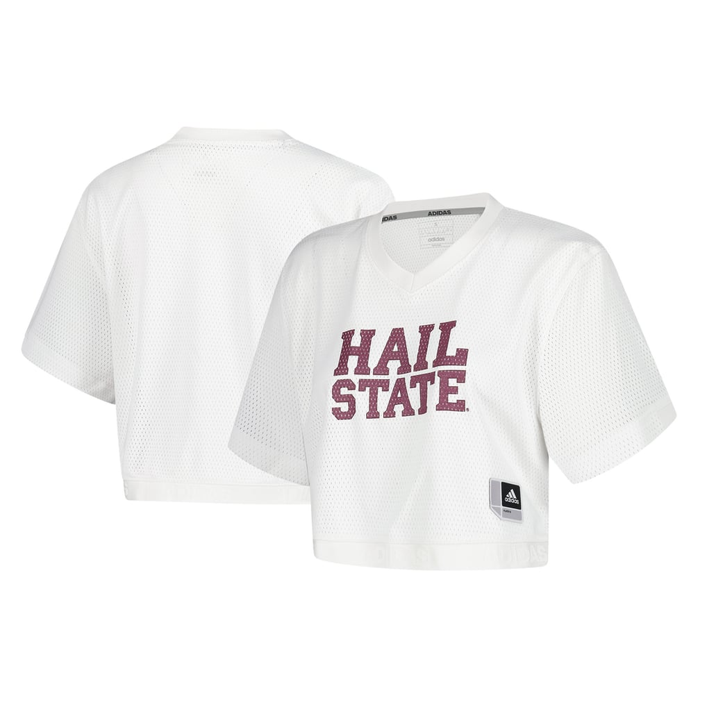 Mississippi State Bulldogs adidas Women's Primegreen V-Neck Cropped ...