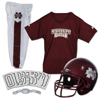Mississippi State Bulldogs Franklin Sports Youth NCAA Deluxe Uniform Set