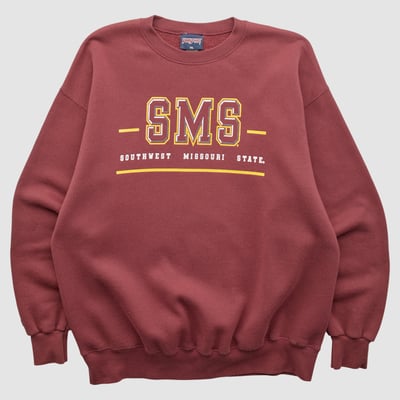 Missouri State University Bears Jansport 2000s Pullover Sweatshirt - Maroon - L by Fanatics Real Vintage