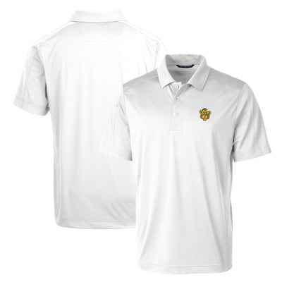 Missouri Tigers Cutter & Buck Primary Team Logo Prospect Textured Stretch Polo - White