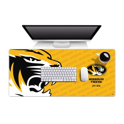Missouri Tigers Fanpoint 15.7" x 35.4" Logo Series Desk Pad