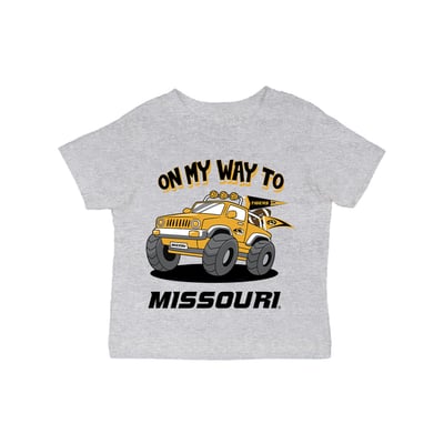 Missouri Tigers Vive La Fete Infant On My Way T-Shirt - Gray