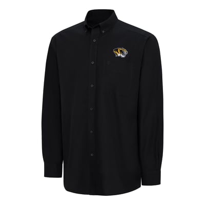  Missouri Tigers Ariat Wrinkle Free Classic Button-Down Shirt - Black