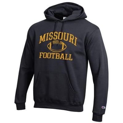 Missouri Tigers Champion Football Icon Hoodie - Black