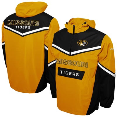 Missouri Tigers Franchise Club Action Anorak Quarter-Zip Jacket - Gold/