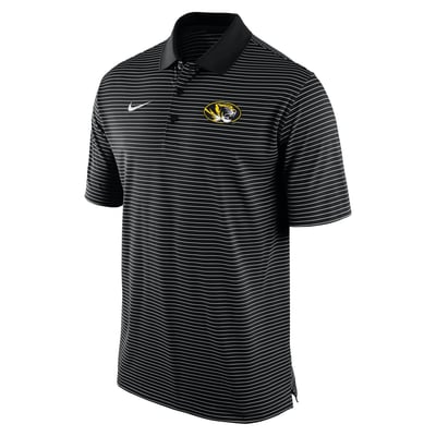 Missouri Tigers Nike Dri-FIT Tour Stripe Polo - Black