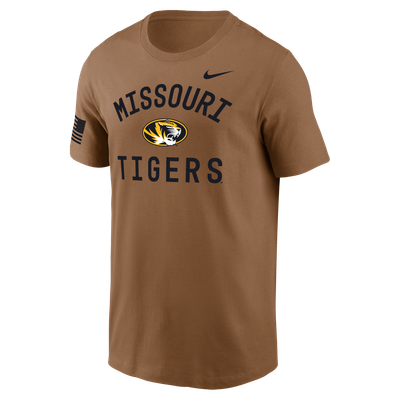 Missouri Tigers Nike 2026 Military Appreciation Dri-FIT T-Shirt - Brown