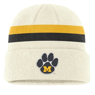 Missouri Tigers Nike Legacy Lettered Cuffed Knit Hat - Cream