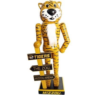 Missouri Tigers 12" Mascot Nutcracker