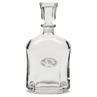 Missouri Tigers 23.75oz. Crystal Decanter