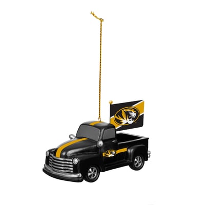 Missouri Tigers 3" Rally Truck Two-Piece Ornament Set