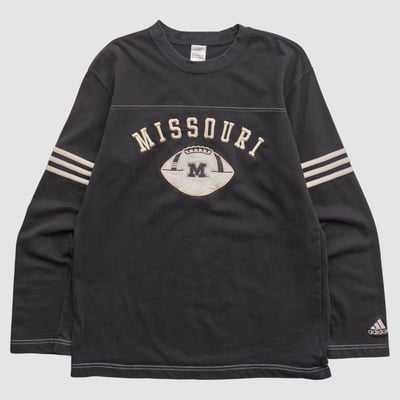 Missouri Tigers Adidas 2000s Long Sleeve T-shirt - Black - M by Fanatics Real Vintage
