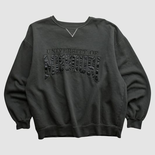 Missouri Tigers Gear For Sports 2000s Pullover Sweatshirt - Black - L by Fanatics Real Vintage