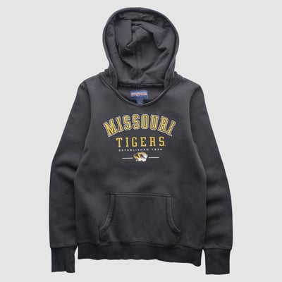 Missouri Tigers Jansport 2010s Hooded Pullover Sweatshirt - Black - XXS by Fanatics Real Vintage