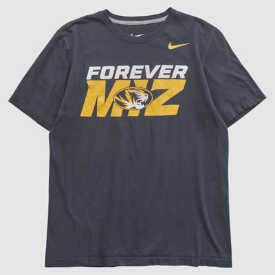 Missouri Tigers Nike 2010s T-shirt - Black - M by Fanatics Real Vintage