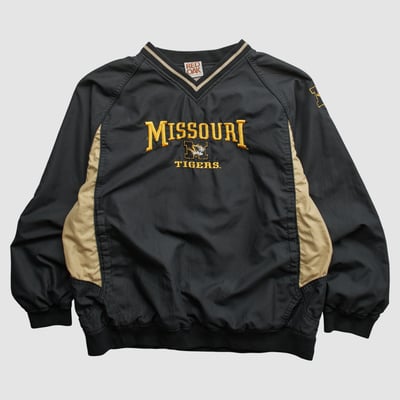 Missouri Tigers Red Oak 2010s Pullover Jacket - Black - L by Fanatics Real Vintage