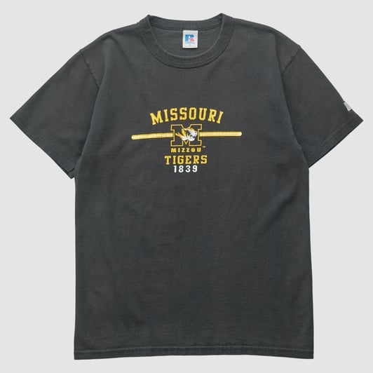 Missouri Tigers Russell 2000s T-shirt - Black - S by Fanatics Real Vintage
