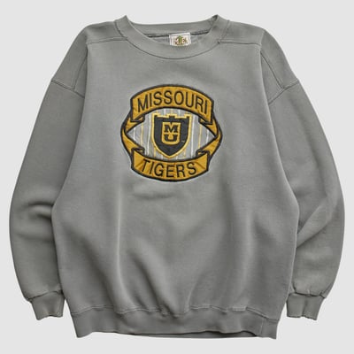 Missouri Tigers That's M.E. 90s Pullover Sweatshirt - Gray - XS by Fanatics Real Vintage