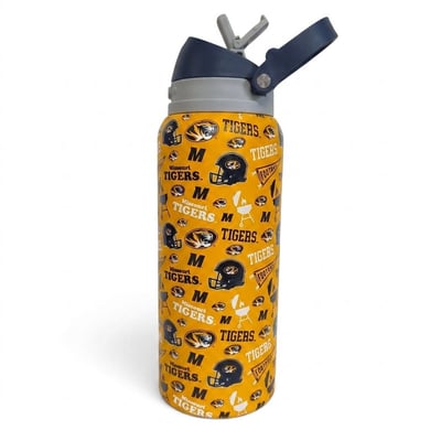 Missouri Tigers Pegasus 32oz. Game Day Pennant Stainless Steel ProPress Water Bottle