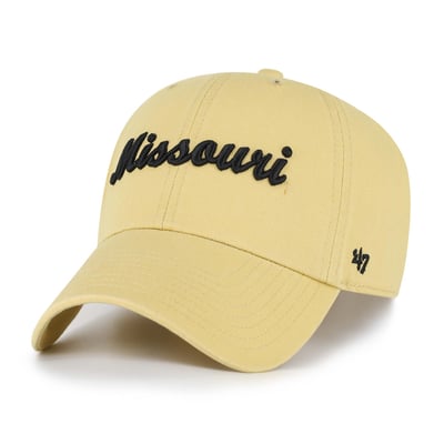  Missouri Tigers '47 Unisex Vault Clean Up Adjustable Hat - Light Gold