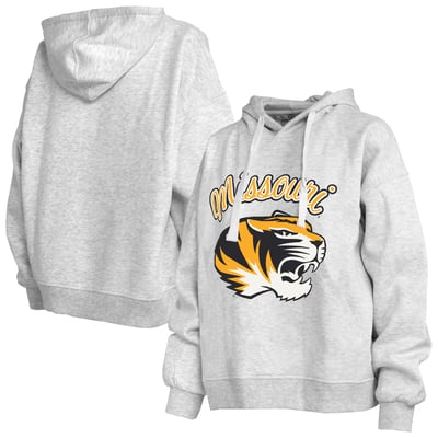  Missouri Tigers Pressbox Women's Janise Pullover Hoodie - Heather Gray