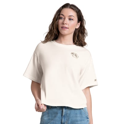 Missouri Tigers Starter Women's Advantage Cropped T-Shirt - White