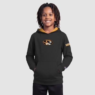  Missouri Tigers Champion Youth Fleece Hoodie - Black