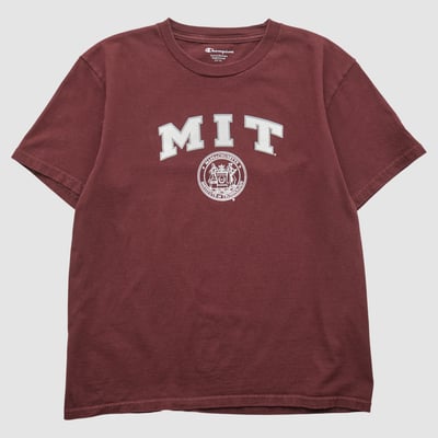 MIT Engineers Champion 2010s T-shirt - Maroon - Yth XL by Fanatics Real Vintage