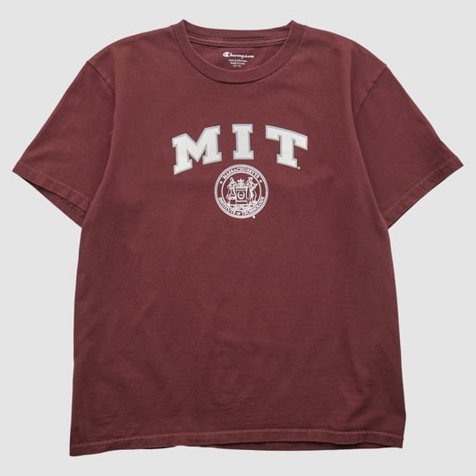 MIT Engineers Champion 2010s T-shirt - Maroon - Yth XL by Fanatics Real Vintage