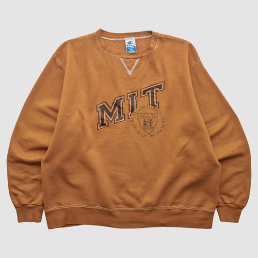 MIT Engineers Champion 90s Pullover Sweatshirt - Clay - XL by Fanatics Real Vintage