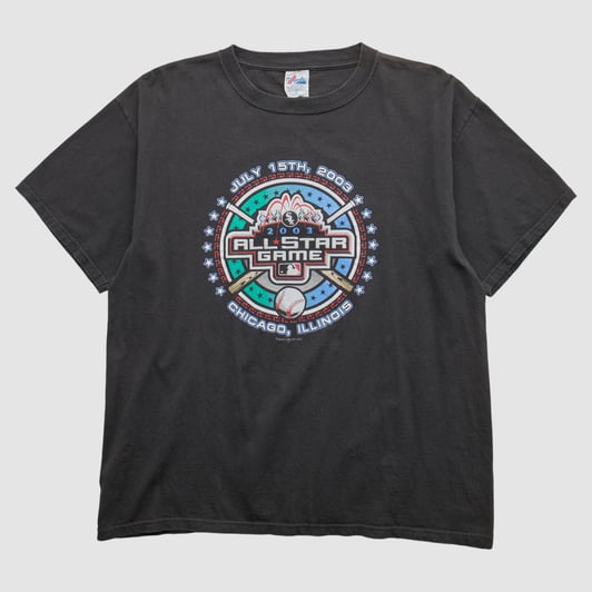 MLB All-Star Game Majestic 2003 T-shirt - Black - XL by Fanatics Real Vintage
