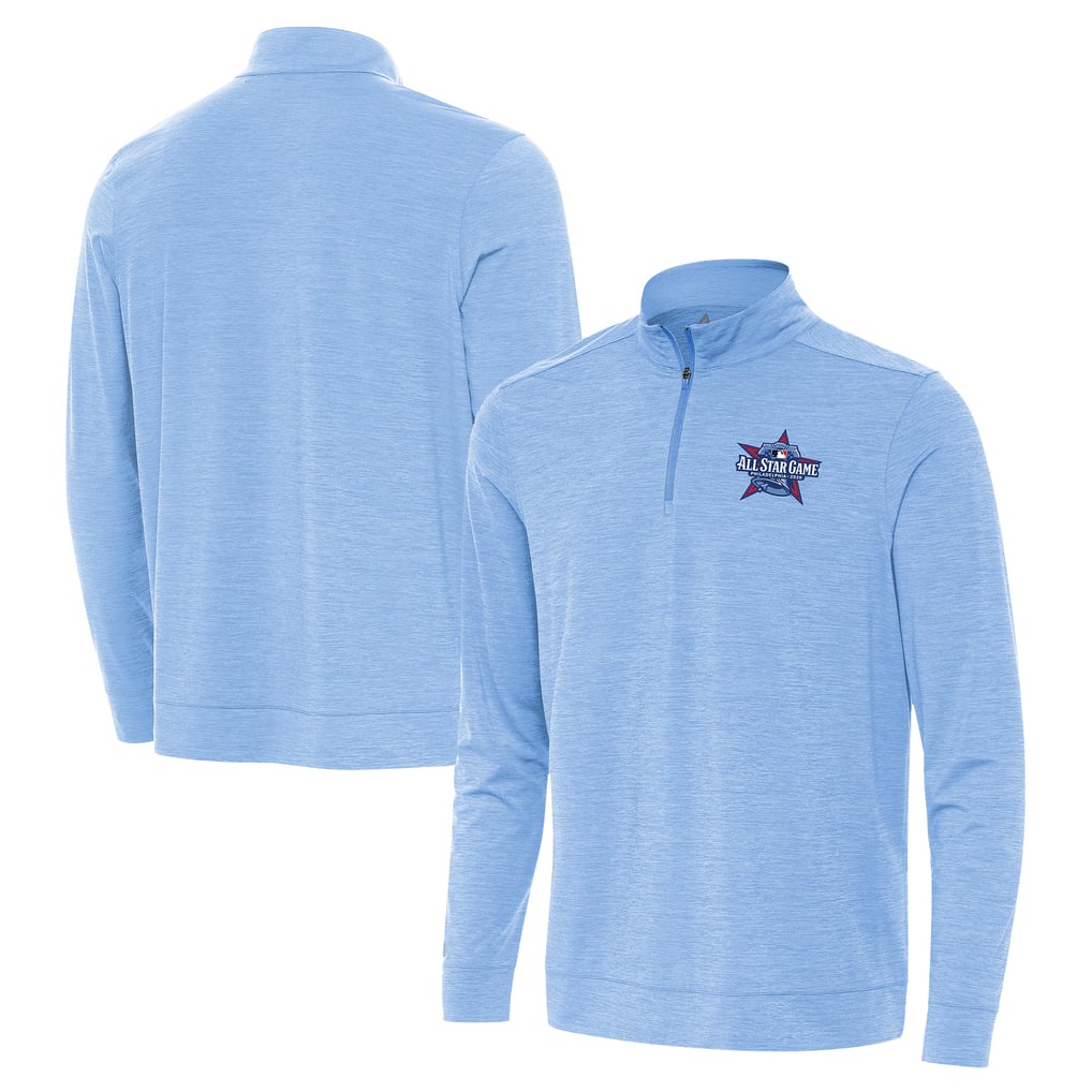 Antigua 2026 MLB All-Star Game Bright Quarter-Zip Pullover - Heather Powder Blue