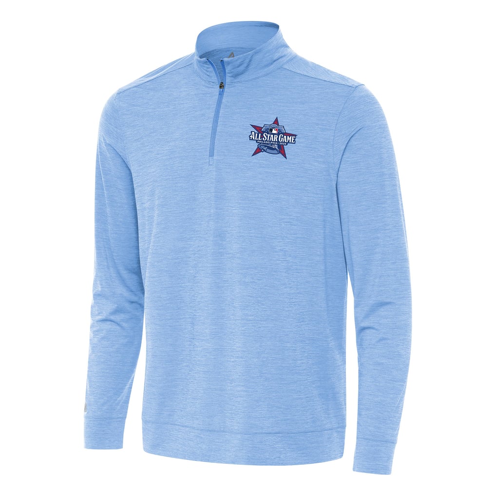 Antigua 2026 MLB All-Star Game Bright Quarter-Zip Pullover - Heather Powder Blue