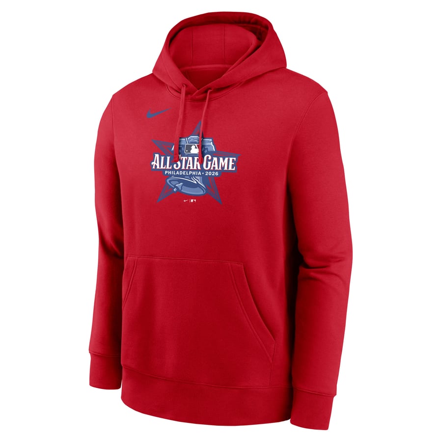 Mem Hyd Men's Nike Red 2026 MLB All-Star Game Logo Club Pullover Hoodie