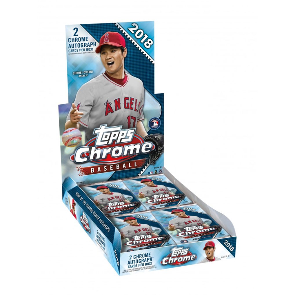2018 Topps Chrome Baseball Hobby Edition Factory Sealed 24 Pack Box