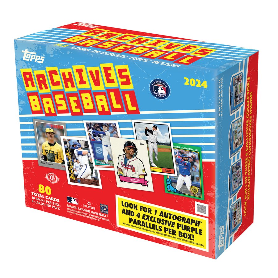 2024 Topps Archives Baseball Factory Sealed Hobby Collector