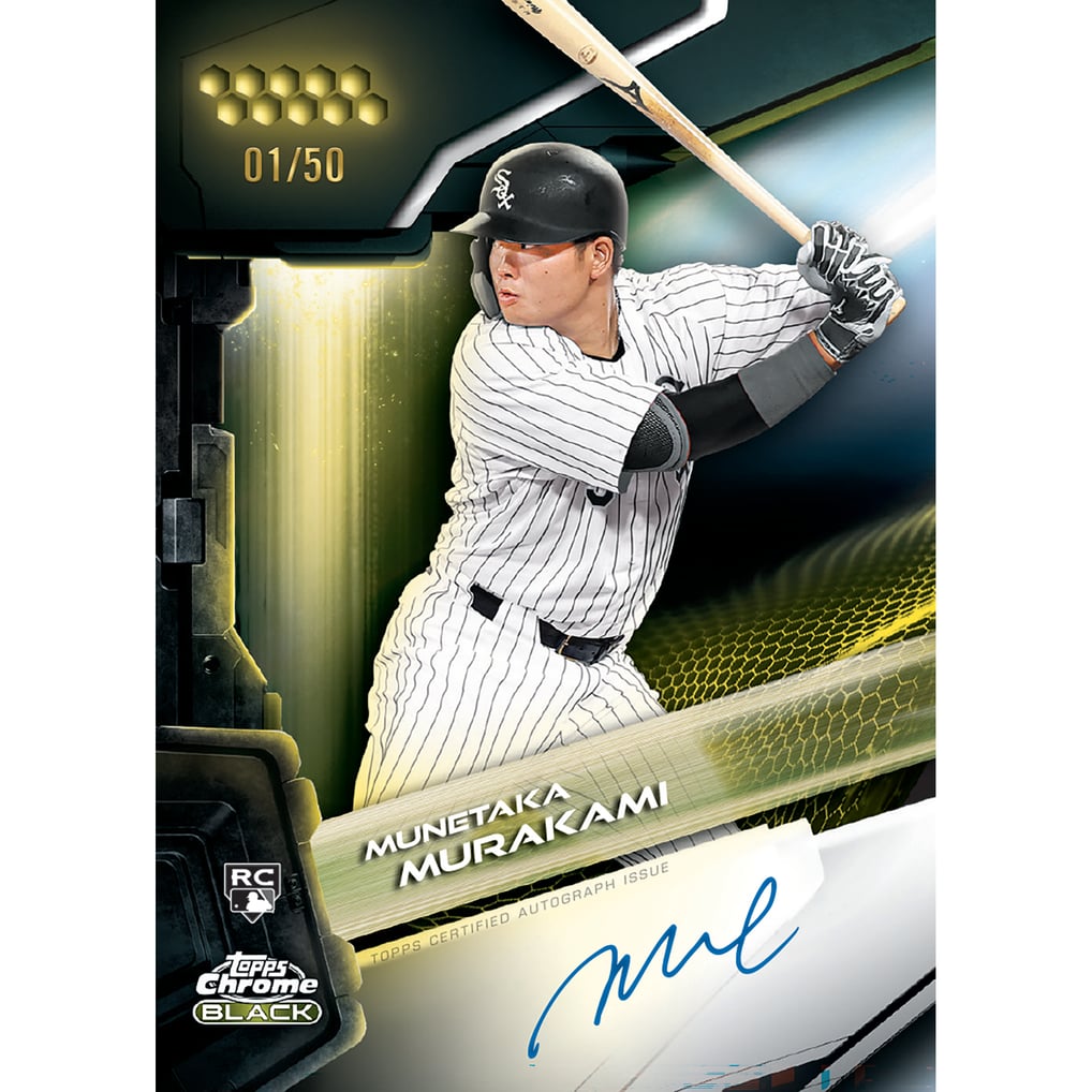 2026 Topps Chrome Black Baseball Factory Sealed Hobby Box