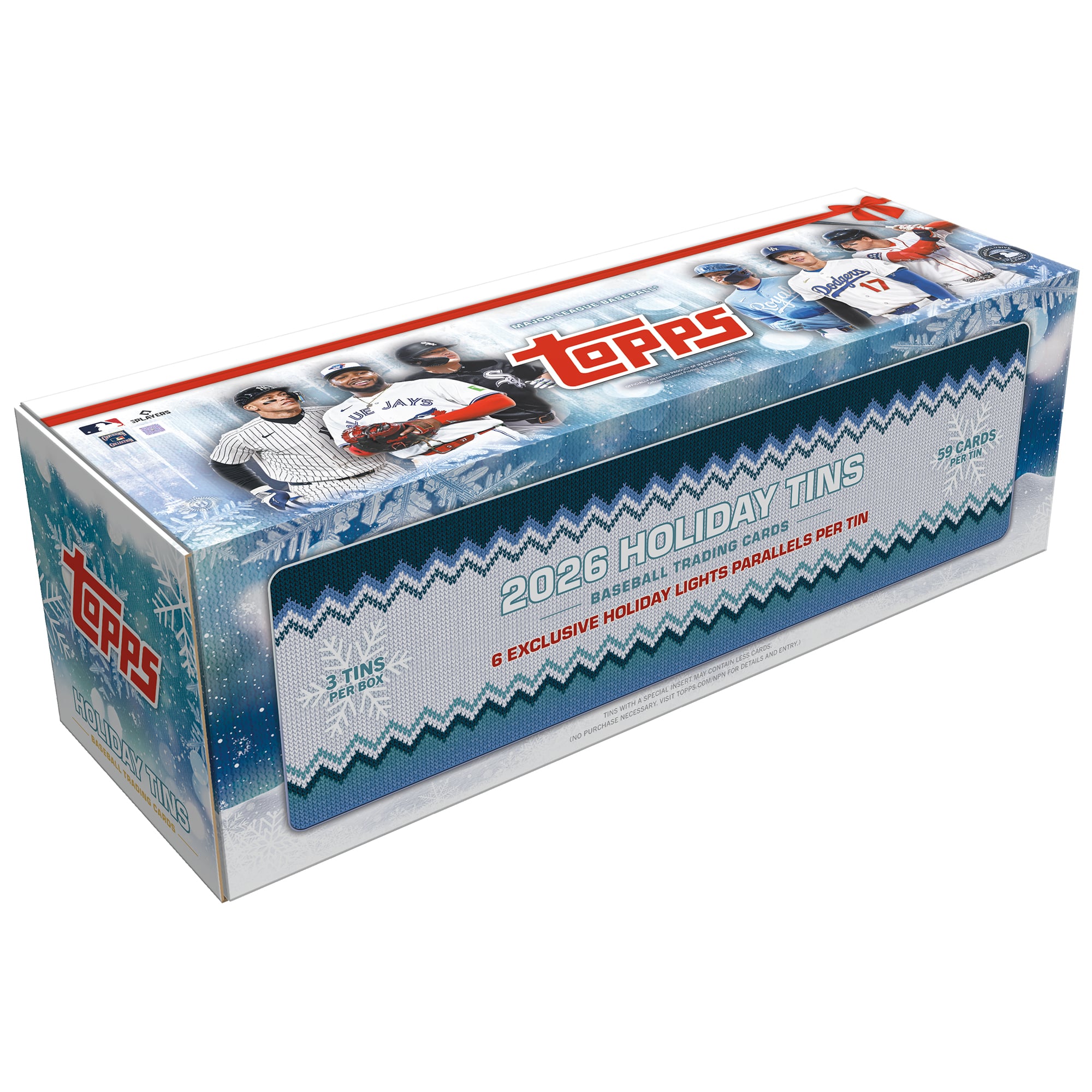 2026 Topps Holiday Baseball Factory Sealed Hobby Tin