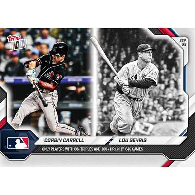 Corbin Carroll / Lou Gehrig - 2026 MLB Topps NOW® - Card 710